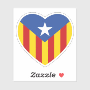 Catalan Flag Heart