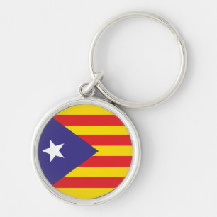 Catalan flag "Serenya" Key Ring