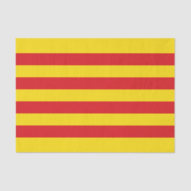 Catalan Flag Tissue Paper (Front)