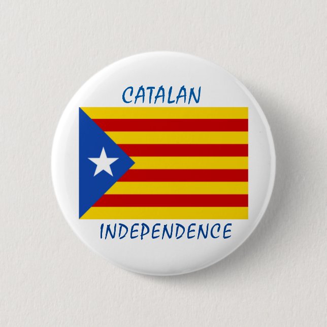 Catalan Independence 6 Cm Round Badge (Front)