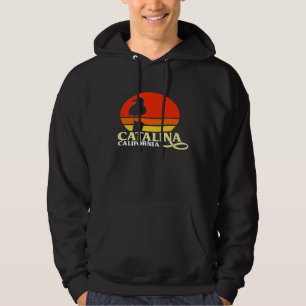 Catalina California Seagull Sunset Premium Hoodie