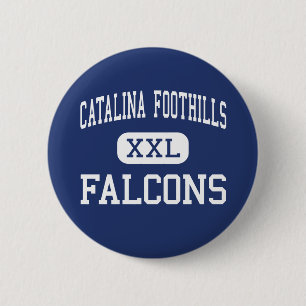 Catalina Foothills - Falcons - High - Tucson 6 Cm Round Badge