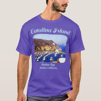 Catalina Island Avalon Bay California beach T-Shirt