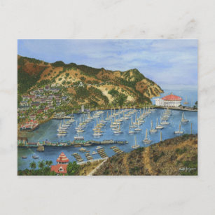 Catalina Island, CA - Mini Collectable Prints Postcard