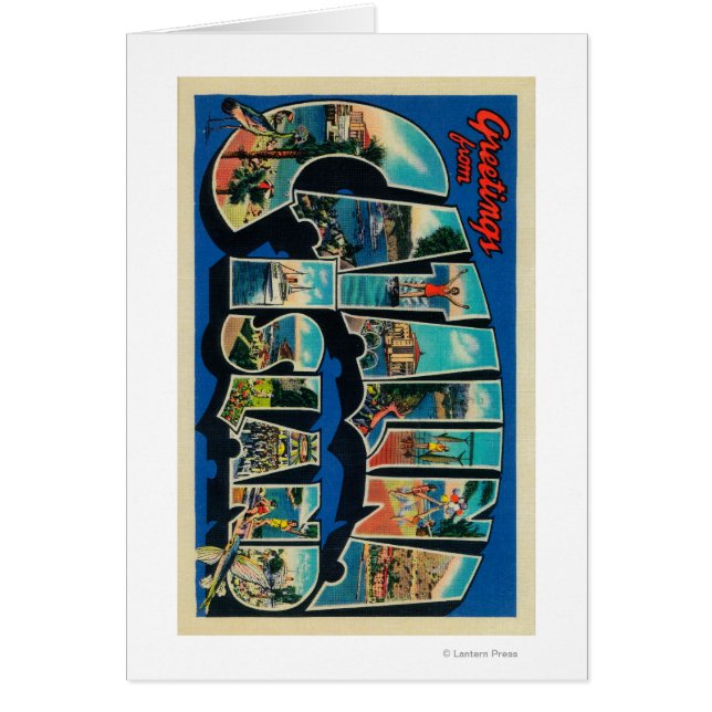 Catalina Island, California - Large Letter (Front)