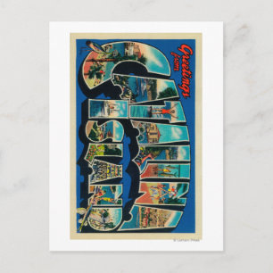 Catalina Island, California - Large Letter Postcard