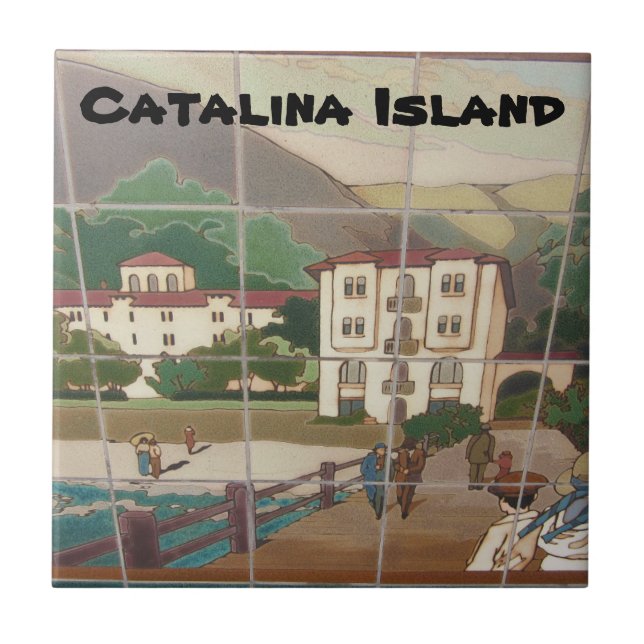 CATALINA ISLAND CERAMIC TILE (Front)