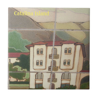 CATALINA ISLAND CERAMIC TILE FAVORITE PLACE