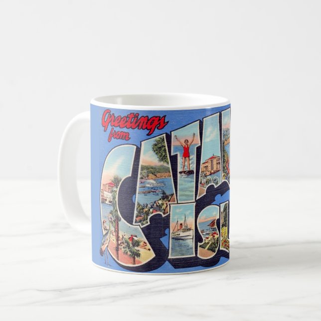 Catalina Island Greeting Mug (Front Left)