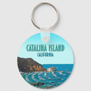 Catalina Island Santa Catalina California Vintage Key Ring
