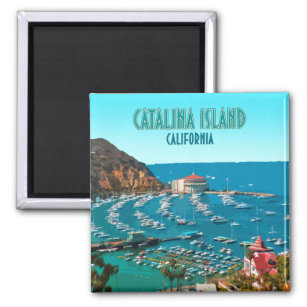 Catalina Island Santa Catalina California Vintage Magnet