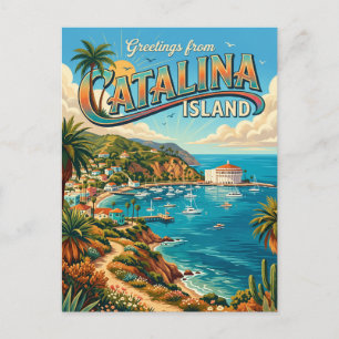 Catalina Island USA Postcard