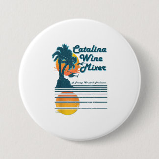 Catalina island wine and palm mixer TShirt 7.5 Cm Round Badge