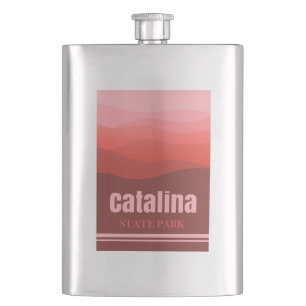 Catalina State Park Arizona Red Hills Hip Flask