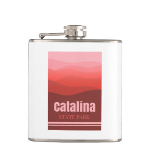 Catalina State Park Arizona Red Hills Hip Flask