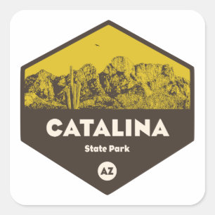 Catalina State Park, Arizona Square Sticker