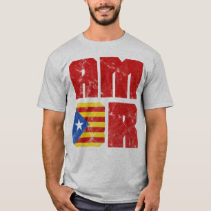 Catalonia Amor, Love, Catalan Independence T-Shirt