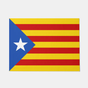 Catalonia Flag & Catalan - La Senyera Estelada Doormat