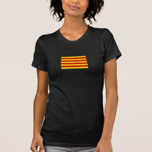 Catalonia Flag & Catalan - La Senyera fashion T-Shirt