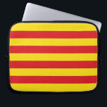 Catalonia Flag Laptop Sleeve<br><div class="desc">Carry your Catalan pride wherever you go with this patriotic laptop sleeve featuring the vibrant Flag of Catalonia! Designed to protect your laptop with style, this sleeve showcases the iconic red and yellow stripes of the Senyera, symbolising the rich cultural heritage and strong identity of Catalonia. Perfect for students, professionals,...</div>