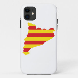 Catalonia Flag Map iPhone 11 Case