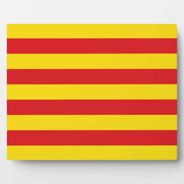 Catalonia Flag Plaque (Front)