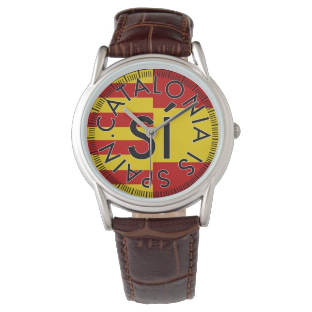 CATALONIA IS SPAIN WATCH (Front)