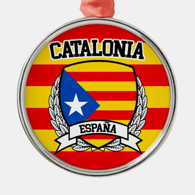 Catalonia Metal Tree Decoration (Front)