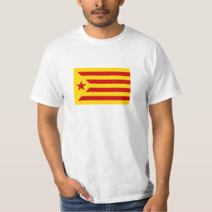 Catalonia Red Starred Flag T-Shirt