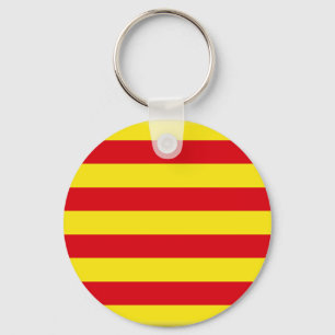 Catalonia (Spain)  Flag Key Ring