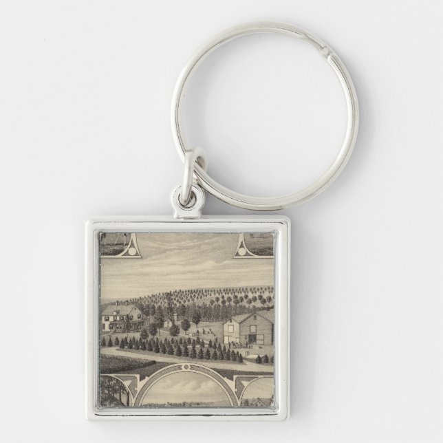 Catalpa, Nebraska Key Ring (Front)