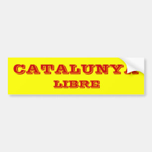 Catalunya* Libre Bumper Sticker