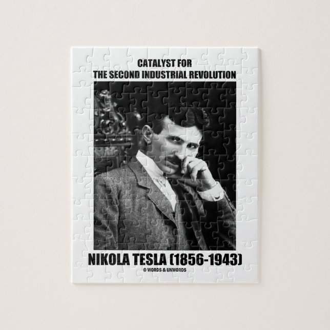 Catalyst For Second Industrial Revolution N. Tesla Jigsaw Puzzle (Vertical)
