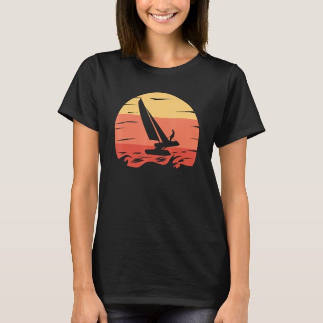 Catamaran Boat Sailing 1 T-Shirt (Front)