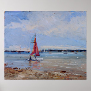 Catamaran Brittany Poster