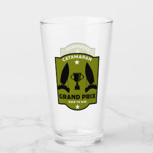 Catamaran Hydrofoil Sailboat Racing Glass