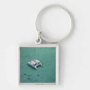 Catamaran, Mamanuca Islands, Fiji, South Pacific Key Ring