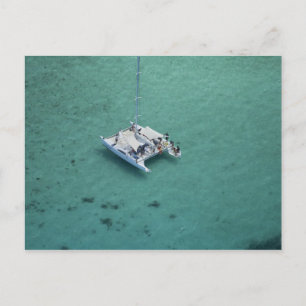 Catamaran, Mamanuca Islands, Fiji, South Pacific Postcard