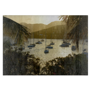Catamarans and sailboats cutting board