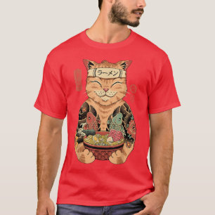 Catana - Cute Japanese-inspired cat  T-Shirt