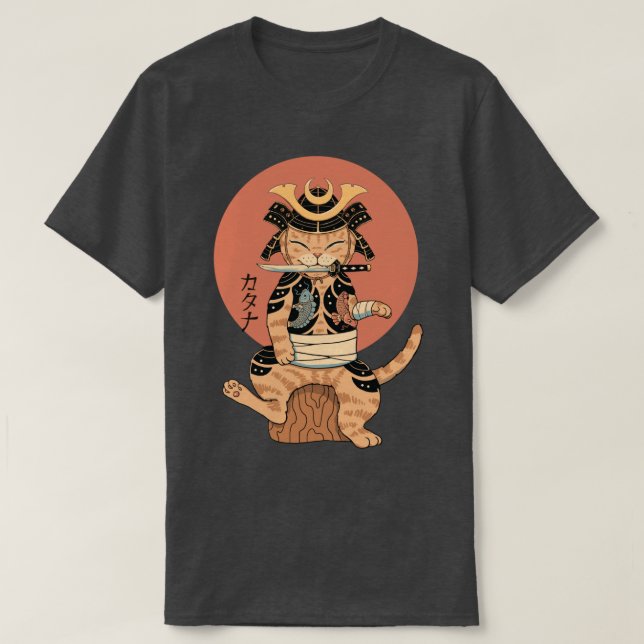 Catana Samurai  T-Shirt (Design Front)