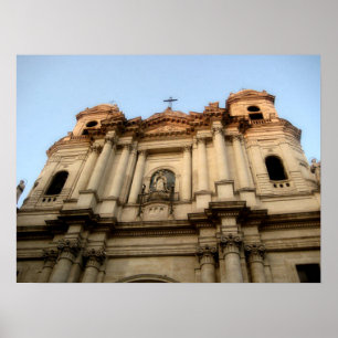 Catania Italy Cathedral Photographs Poster