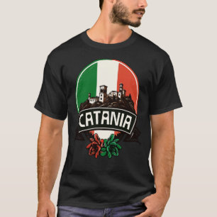Catania Sicilia Retro Italian Region Design T-Shirt