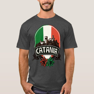 Catania Sicilia Retro Italian Region Design T-Shirt