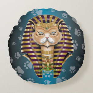 CATankhaMEOW Round Cushion