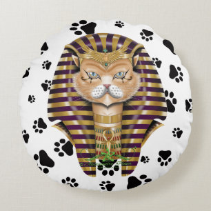 CATankhaMEOW Round Cushion