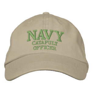 Catapult officer embroidered hat
