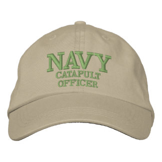 Catapult officer embroidered hat