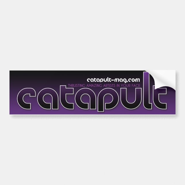Catapult Standard Bumper Sticker (Front)