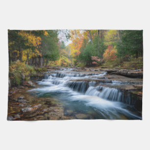 Cataract Falls in USA Tea Towel